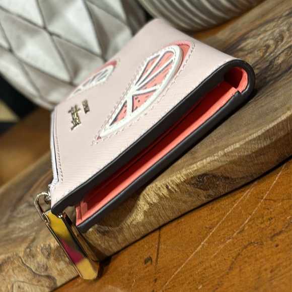 Kate Spade Novelty Tini Embellished Small Slim Bifold Wallet Spritz NWOT - Picture 7 of 16